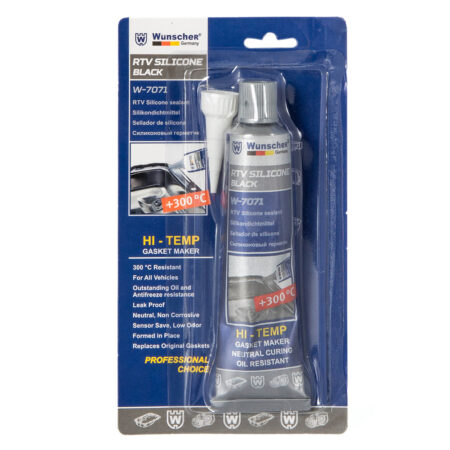 WUNSCHER RTV Silicone Black (ΚΟΛΛΑ) 100 gr