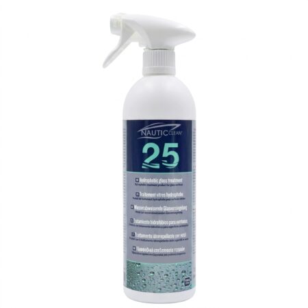 NAUTIC CLEAN 25 - HYDROPHOBIC GLASS TREATMENT (ΥΔΡΟΦΟΒΙΚΗ ΠΡΟΣΤΑΣΙΑ ΓΥΑΛΙΝΩΝ ΕΠΙΦΑΝΕΙΩΝ)
